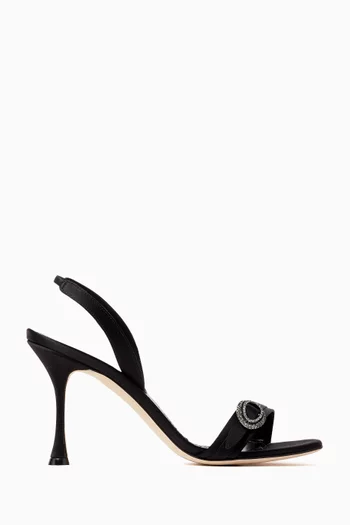 Zutosan 90 Sandals in Satin