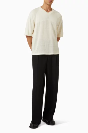 Knitted Baller Top in Cotton