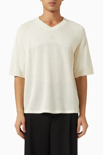 Knitted Baller Top in Cotton