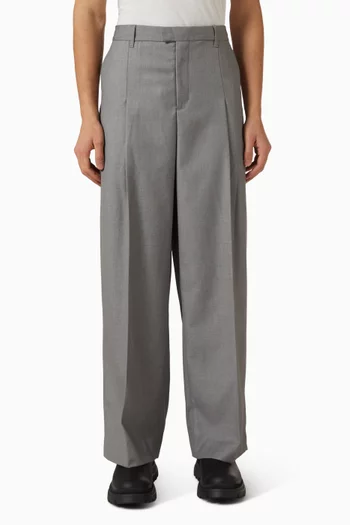 Tailored Wide Leg Pants