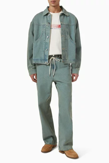 Buttoned Jacket in Denim