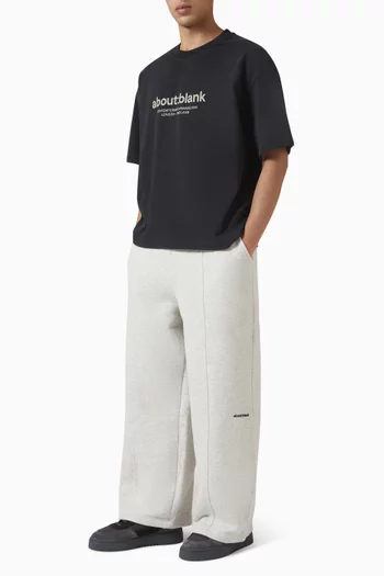 Pleated Sweatpants in Heavyweight Cotton