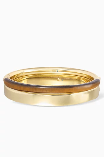 The Stone Hinged Bangle Cuffs Set