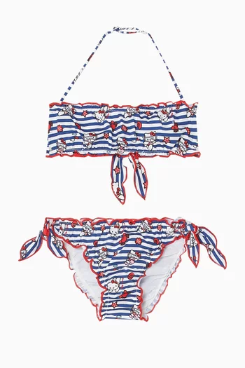 Emy Bandeau Frou Frou Bikini Set