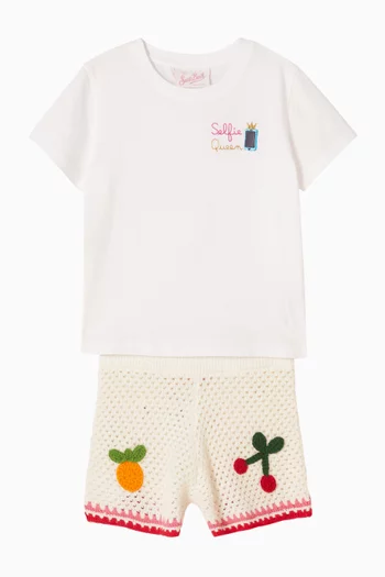 Yvette Shorts in Cotton-blend