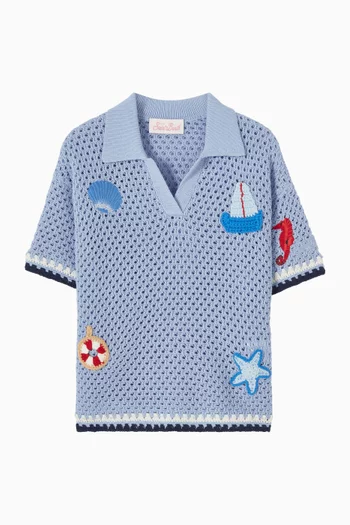 Crochet Pixie Polo Shirt