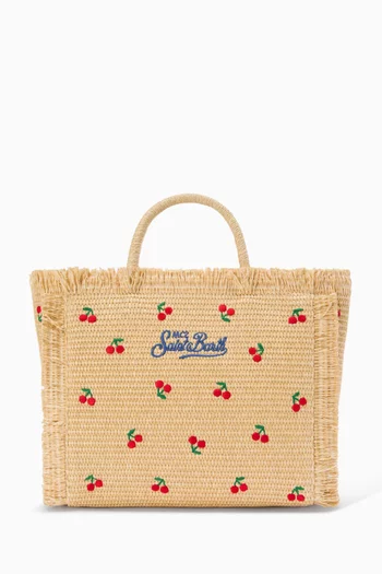 Colette Top-handle Bag in Straw