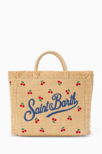 Colette Top-handle Bag in Straw