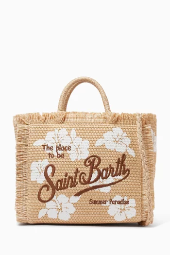 Colette Top-handle Bag in Straw