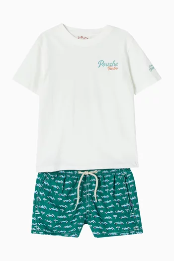 Logo-print T-shirt in Jersey