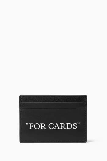 Quote Card Case in Leather