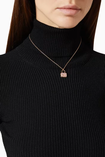Unused Amulettes Constance Pendant Necklace in 18kt Rose Gold