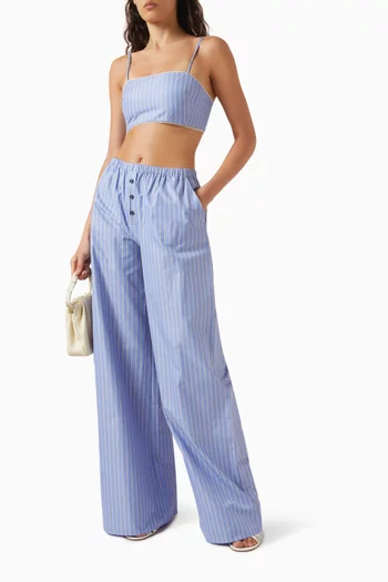 Lana Wide-leg Pants in Jersey