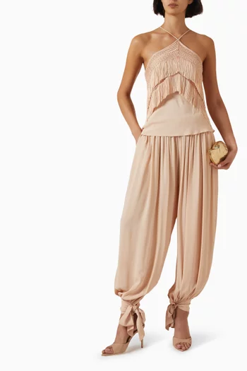Noor Balloon Pants in Cotton-muslin