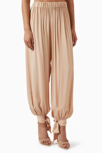Noor Balloon Pants in Cotton-muslin
