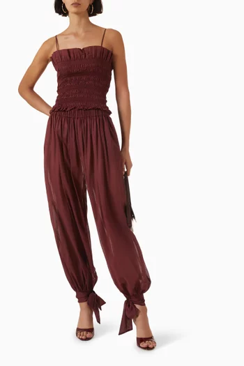 Noor Balloon Pants in Cotton-muslin
