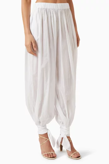 Noor Balloon Pants in Cotton-muslin
