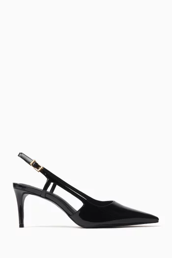 Femme Icon 70 Slingback Pumps in Patent Leather