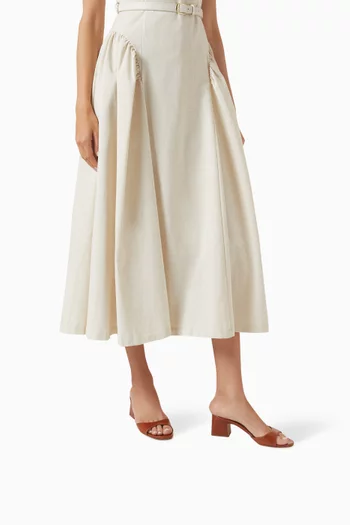 Open-toe 66 Mules in Leather