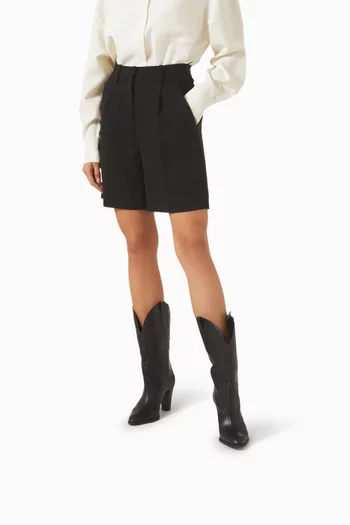 95 Knee-high Cowboy Boots in Leather