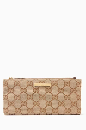 Long Wallet in GG Canvas