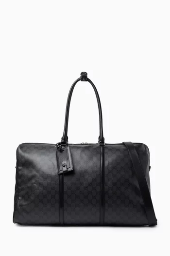 GG Duffle Bag in Coated Canvas