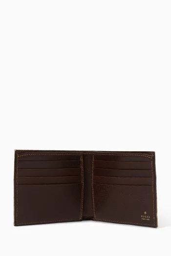 Essence Classic Bi-fold Wallet in GG Canvas