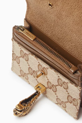 Dionysus Small Wallet in GG Canvas
