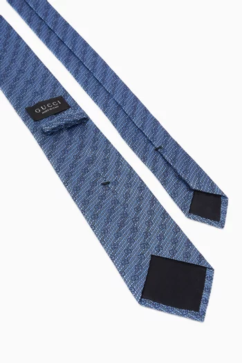 GG Jacquard Tie in Silk