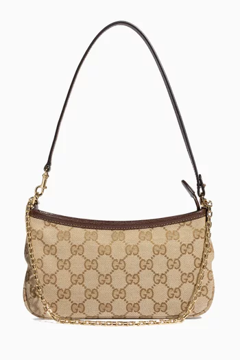 Gossip Small Shoulder Bag in GG Canvas