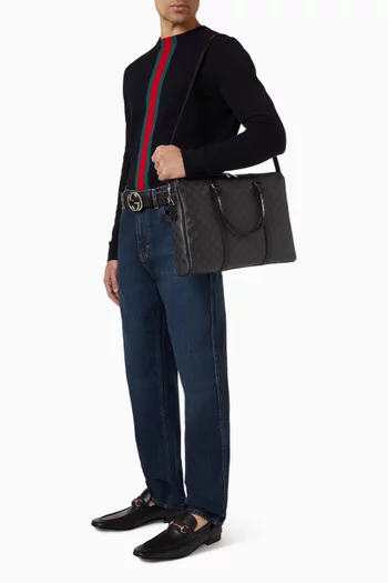 Medium Essence Classic Briefcase in GG Canvas