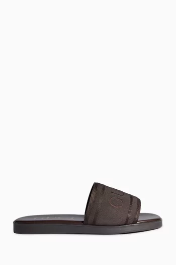 Logo Slide Sandals