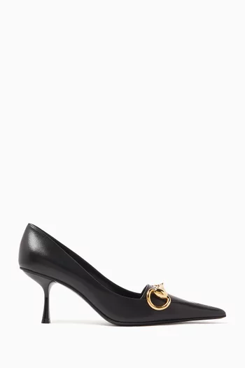 Boulevard Pumps in Tanned Leather
