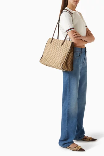 Large Londra Tote Bag in GG Canvas