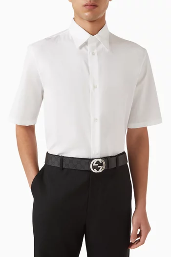Interlocking G Buckle Reversible Belt