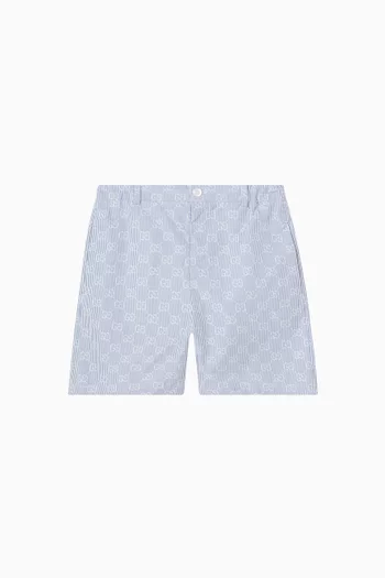 GG Shorts in Cotton Poplin