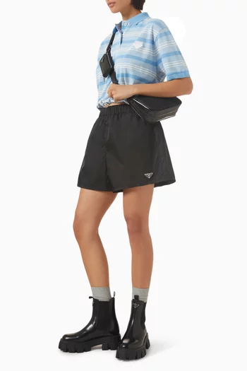 Enamelled Logo Shorts in Re-nylon
