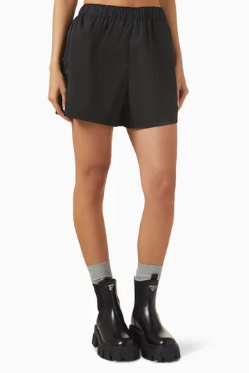 Enamelled Logo Shorts in Re-nylon