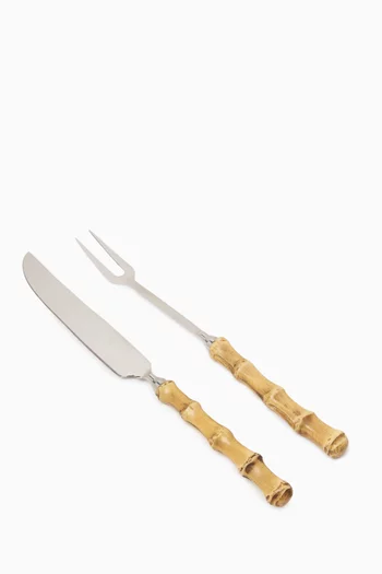 Bamboo Roast Knife Set