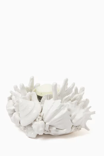 Coral Candle Holder in Ceramic