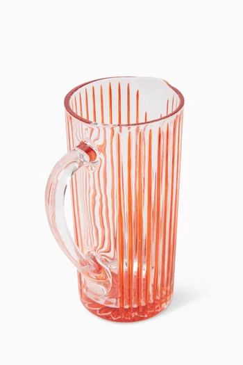 Striped Crystal Jug