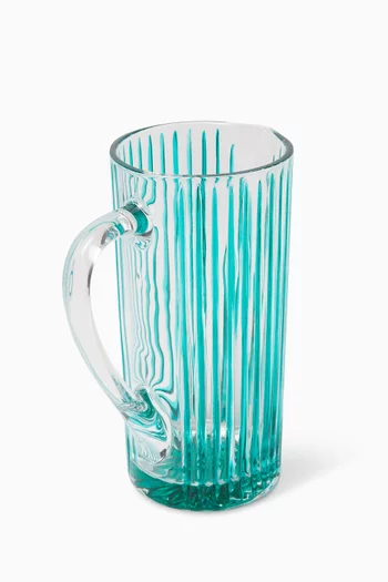 Striped Crystal Jug