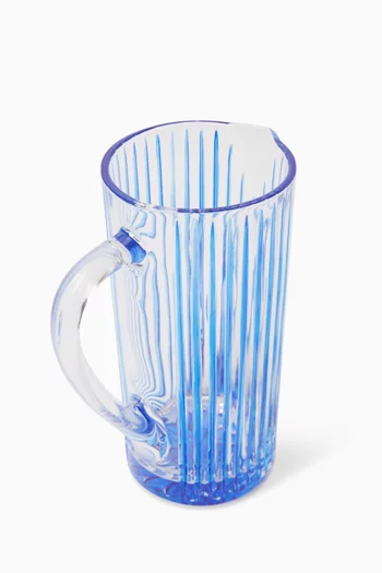 Striped Crystal Jug