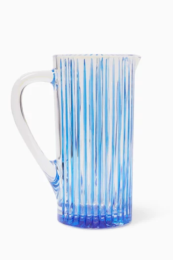 Striped Crystal Jug