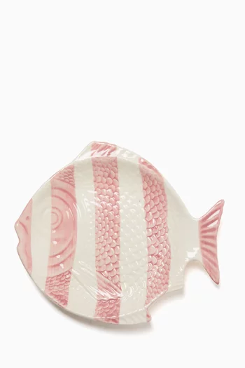 The Fishes Dessert Plate in Ceramic