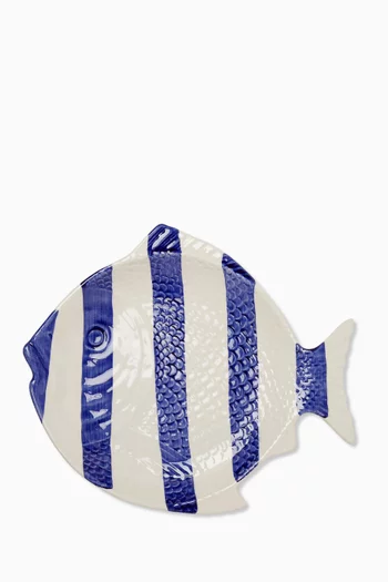The Fishes Dinner Plate in Ceramic