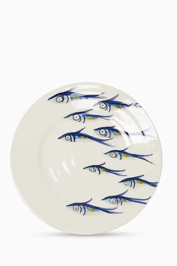 Sardines Dessert Plate in Ceramic