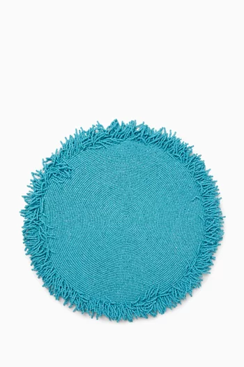 Fringed Beaded Placemat