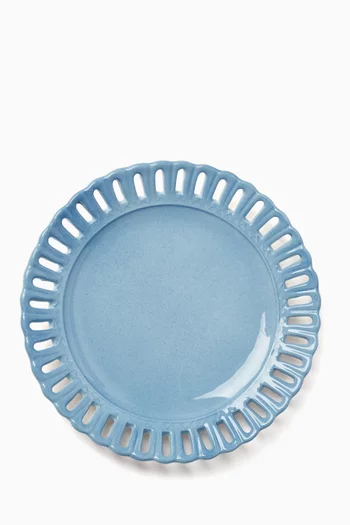 Lace Hand-painted Dessert Plate in Ceramic