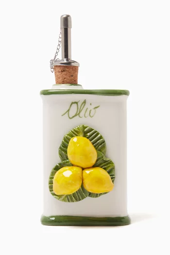 Lemon Oil Bottle in Ceramic